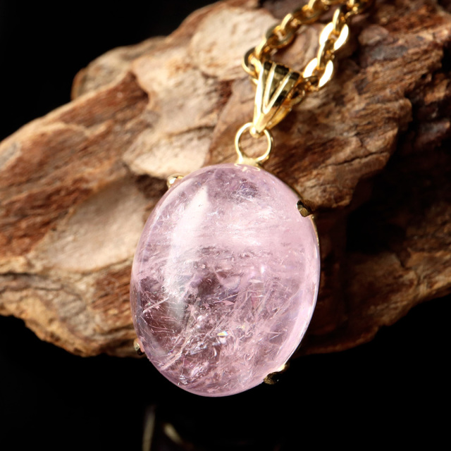 モルガナイト ペンダント Silver925 チェーン付き 1点物 天然石 パワーストーン