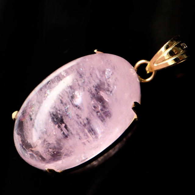 モルガナイト ペンダント Silver925 チェーン付き 1点物 天然石 パワーストーン