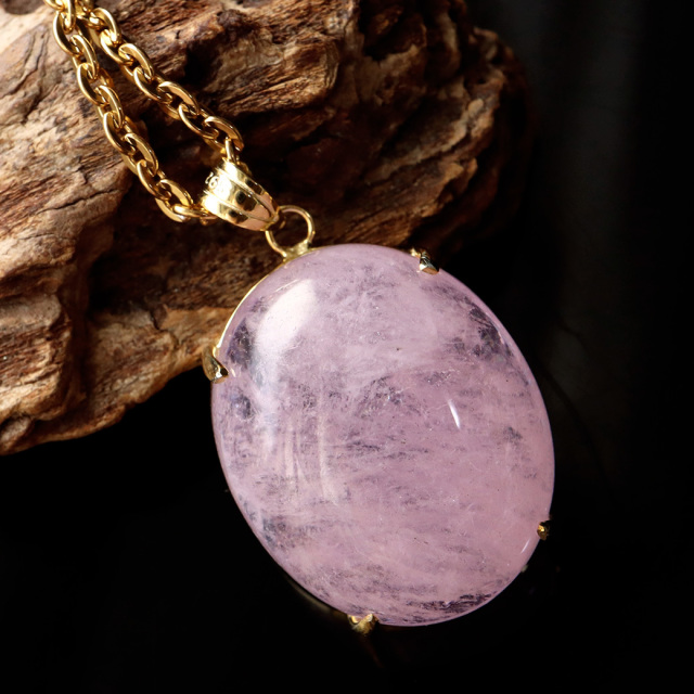 モルガナイト ペンダント Silver925 チェーン付き 1点物 天然石 パワーストーン