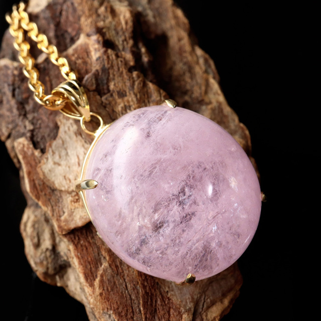 モルガナイト ペンダント Silver925 チェーン付き 1点物 天然石 パワーストーン