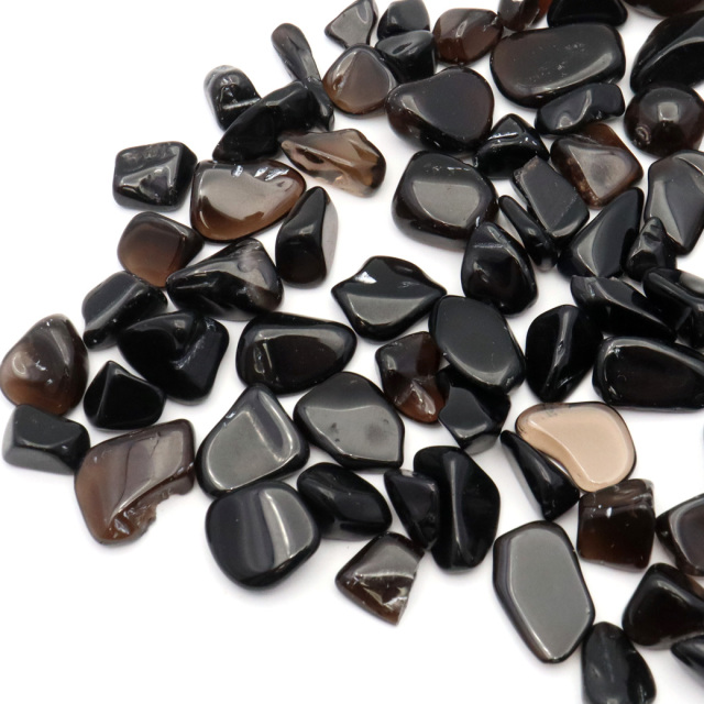 モリオン 黒水晶 高品質 さざれ石 本物 1kg まとめ売り お得 サイズ中 天然石 パワーストーン 浄化グッズ