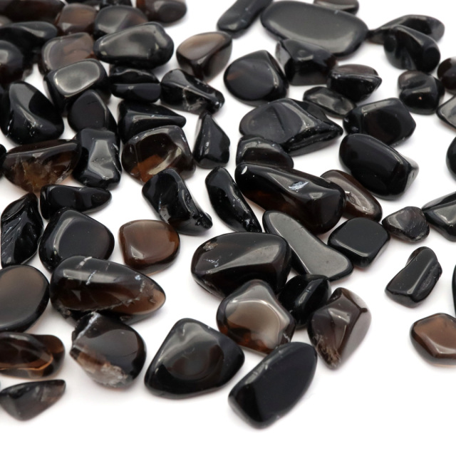 モリオン 黒水晶 高品質 さざれ石 本物 1kg まとめ売り お得 サイズ中 天然石 パワーストーン 浄化グッズ