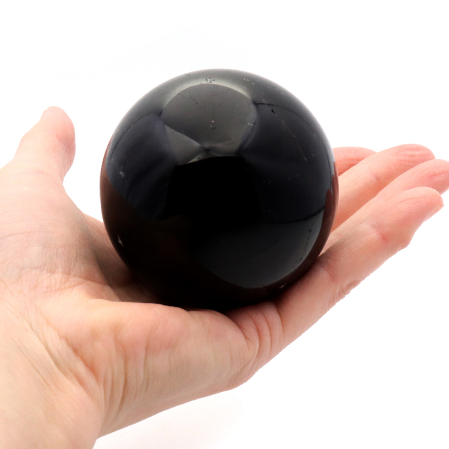 ✨【1点限り】✨モリオン丸玉　黒水晶　20.3kg 255mm 台座付き モリオン 黒水晶 丸玉 木製台座付き 直径 67mm 山東省産 天然石