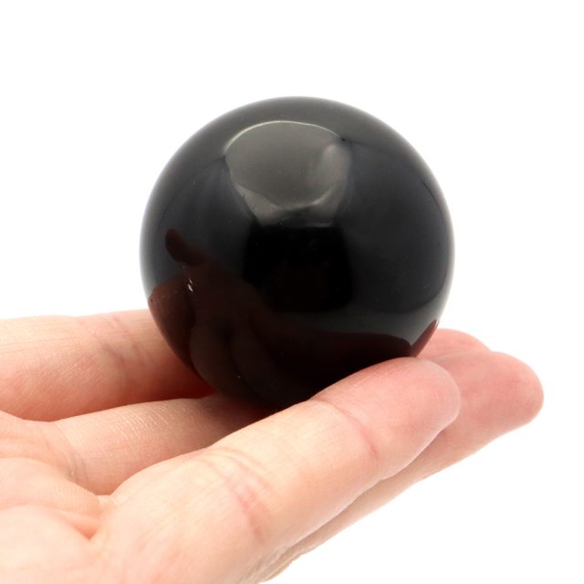 モリオン 黒水晶 丸玉 台座付き 山東省産 天然石 パワーストーン 1点もの 置き物 インテリア 置物 開運 原石 スフィア