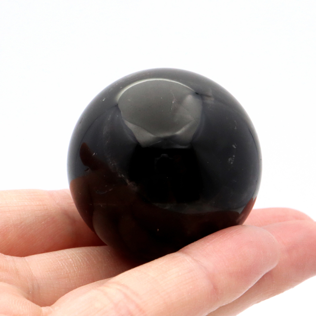 モリオン 黒水晶 丸玉 台座付き 山東省産 天然石 パワーストーン 1点もの 置き物 インテリア 置物 開運 原石 スフィア
