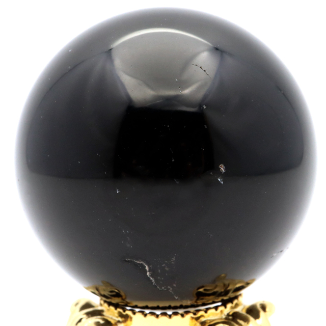 モリオン 黒水晶 丸玉 台座付き 山東省産 天然石 パワーストーン 1点もの 置き物 インテリア 置物 開運 原石 スフィア