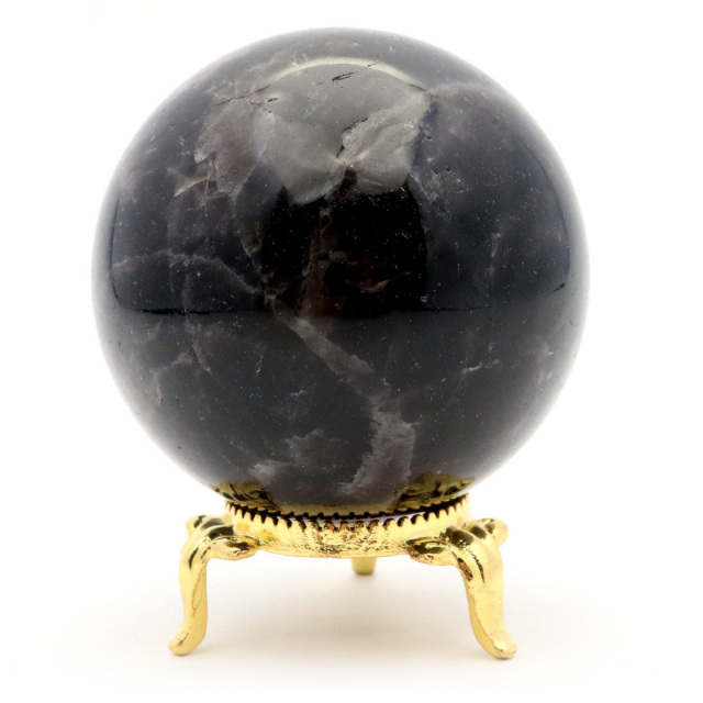 モリオン丸玉　パワーストーン　鑑賞石　丸玉　原石　天然石　自然石　黒水晶 楽天市場】【35-38mm玉 台付き】モリオン 丸玉 高品質 AAAグレード