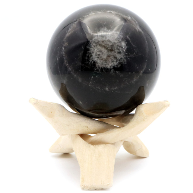 モリオン丸玉　黒水晶　パワーストーン　鑑賞石　天然石　自然石 Amazon.co.jp: モリオン 丸玉 水晶玉 黒水晶 morion 原石 【38