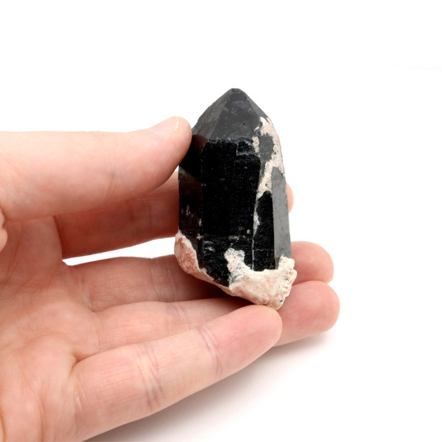 モリオン 黒水晶 原石 ポイント 山東省産 1点物 浄化 魔除け 天然石 パワーストーン