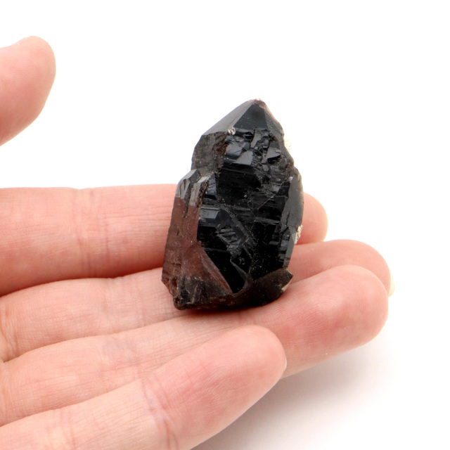 モリオン 黒水晶 原石 ポイント 山東省産 1点物 浄化 魔除け 天然石 パワーストーン