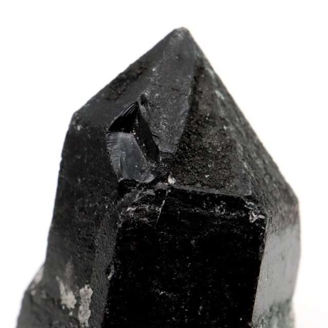 モリオン 黒水晶 原石 ポイント 山東省産 28g 1点物 浄化 魔除け 天然石 パワーストーン