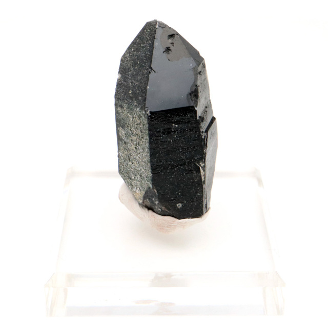 モリオン 黒水晶 原石 ポイント 台座付き 山東省産 59g 1点物 浄化 魔除け 天然石 パワーストーン