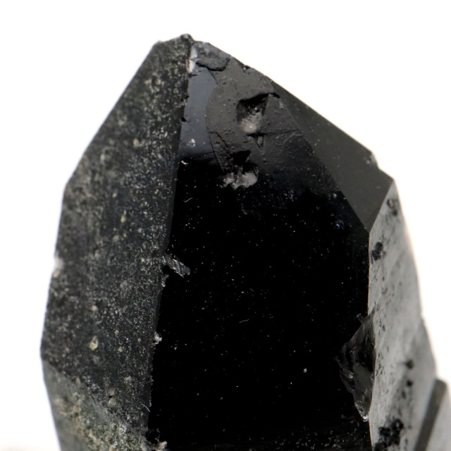 モリオン 黒水晶 原石 ポイント 台座付き 山東省産 59g 1点物 浄化 魔除け 天然石 パワーストーン