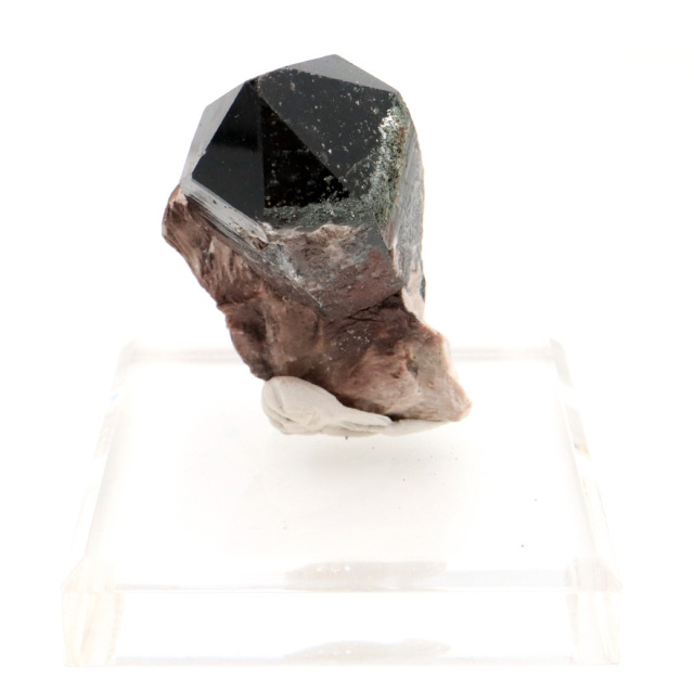 モリオン 黒水晶 原石 ポイント 台座付き 山東省産 55g 1点物 浄化 魔除け 天然石 パワーストーン