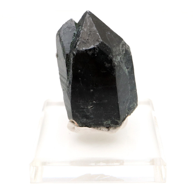 モリオン 黒水晶 原石 ポイント 台座付き 山東省産 77g 1点物 浄化 魔除け 天然石 パワーストーン