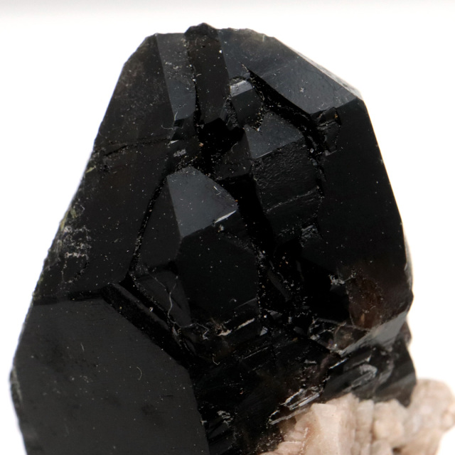 モリオン 黒水晶 原石 ポイント 台座付き 山東省産 71g 1点物 浄化 魔除け 天然石 パワーストーン