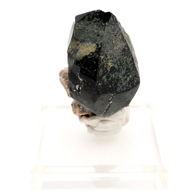 モリオン 黒水晶 原石 ポイント 台座付き 山東省産 71g 1点物 浄化 魔除け 天然石 パワーストーン