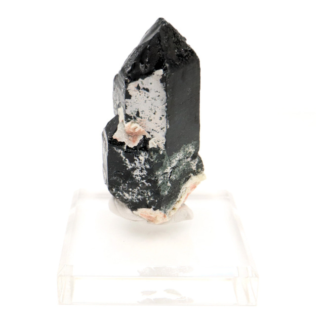 モリオン 黒水晶 原石 ポイント 台座付き 山東省産 85g 1点物 浄化 魔除け 天然石 パワーストーン
