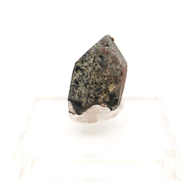 モリオン 黒水晶 原石 ポイント 台座付き 山東省産 42g 1点物 浄化 魔除け 天然石 パワーストーン