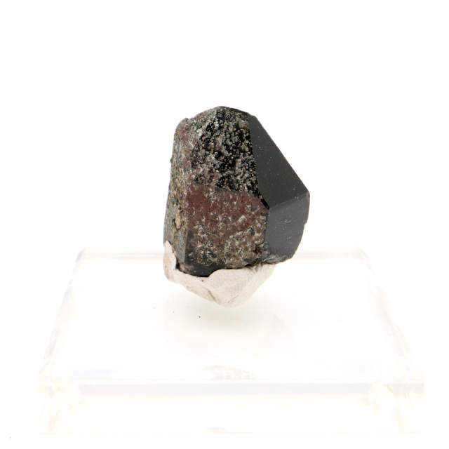 モリオン 黒水晶 原石 ポイント 台座付き 山東省産 42g 1点物 浄化 魔除け 天然石 パワーストーン