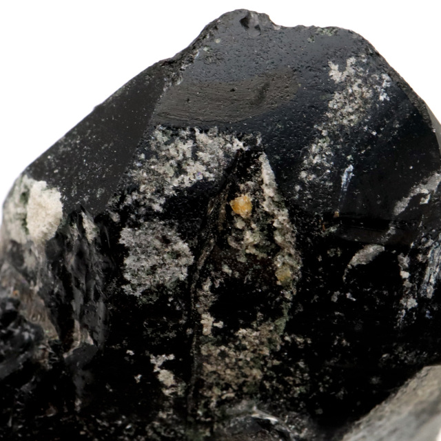 モリオン 黒水晶 原石 ポイント 台座付き 山東省産 64g 1点物 浄化 魔除け 天然石 パワーストーン