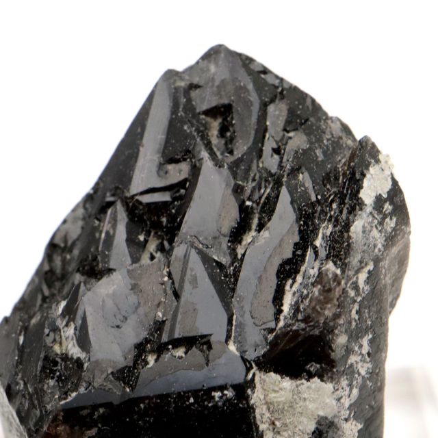 モリオン 黒水晶 原石 ポイント 台座付き 山東省産 71g 1点物 浄化 魔