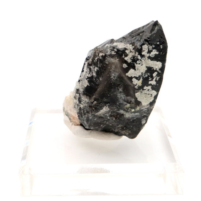モリオン 黒水晶 原石 ポイント 台座付き 山東省産 71g 1点物 浄化 魔除け 天然石 パワーストーン