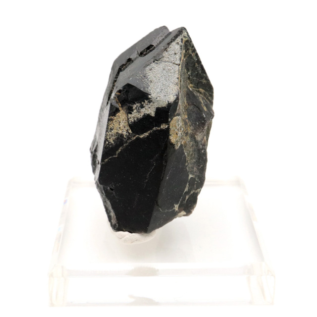 モリオン 黒水晶 原石 ポイント 台座付き 山東省産 86g 1点物 浄化 魔除け 天然石 パワーストーン
