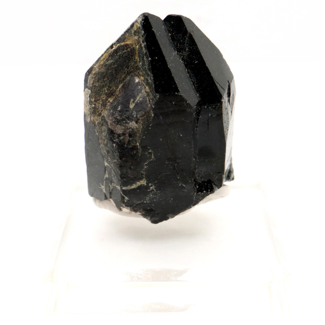 モリオン 黒水晶 原石 ポイント 台座付き 山東省産 86g 1点物 浄化 魔除け 天然石 パワーストーン