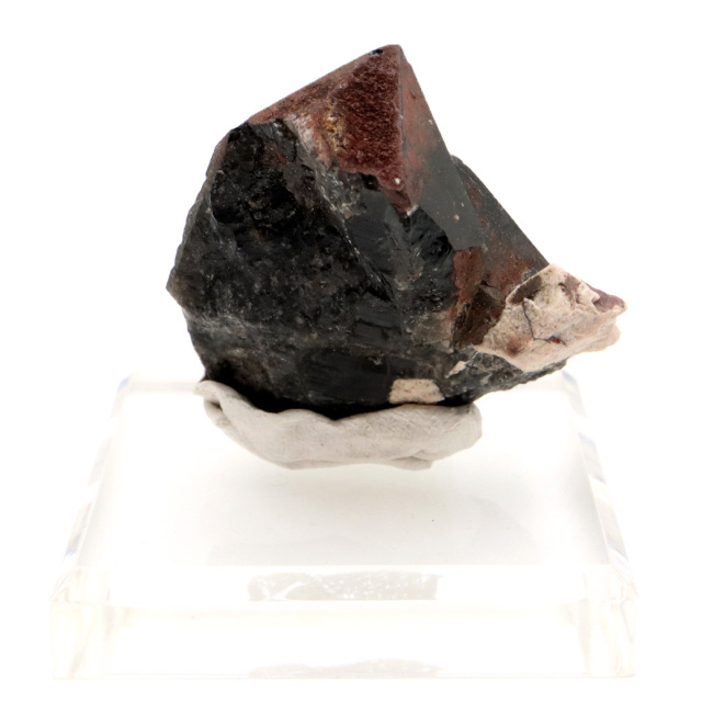 モリオン 黒水晶 原石 ポイント 台座付き 山東省産 63g 1点物 浄化 魔除け 天然石 パワーストーン