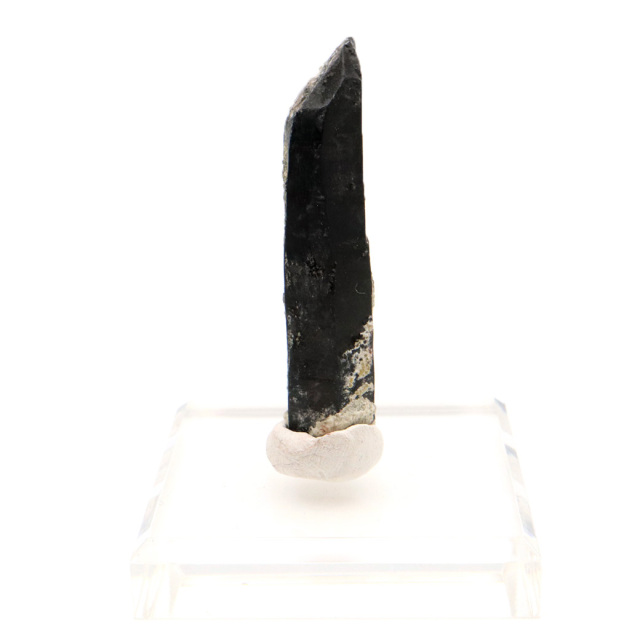 モリオン 黒水晶 原石 ポイント 台座付き 山東省産 45g 1点物 浄化 魔除け 天然石 パワーストーン