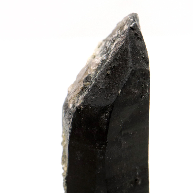 モリオン 黒水晶 原石 ポイント 台座付き 山東省産 45g 1点物 浄化 魔除け 天然石 パワーストーン