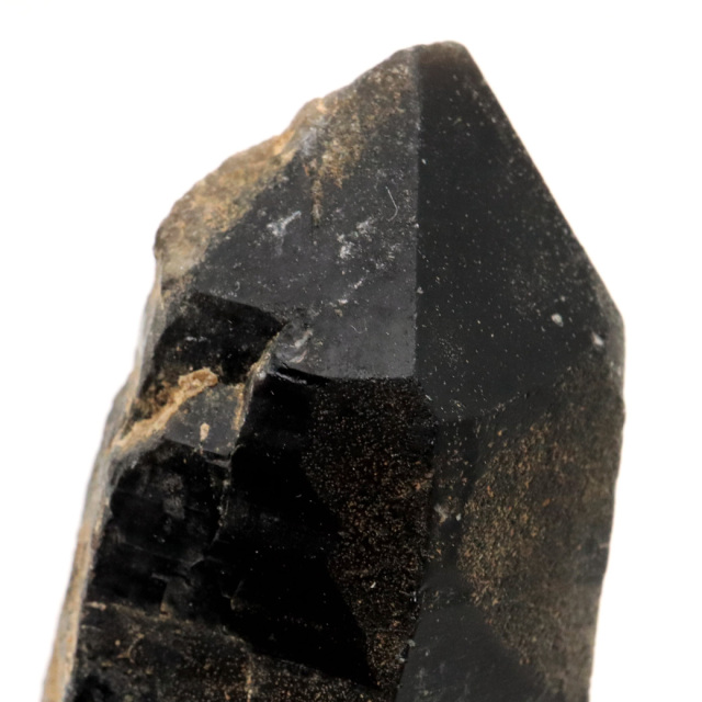 モリオン 黒水晶 原石 ポイント 台座付き 山東省産 60g 1点物 浄化 魔除け 天然石 パワーストーン