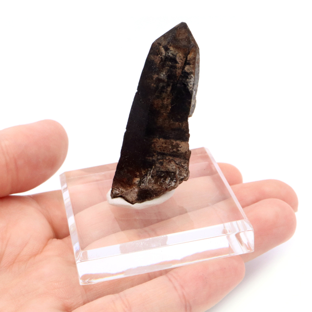モリオン 黒水晶 原石 ポイント 山東省産 1点物 浄化 魔除け 天然石 パワーストーン