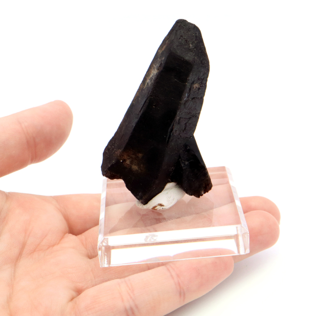 モリオン 黒水晶 原石 ポイント 山東省産 1点物 浄化 魔除け 天然石 パワーストーン