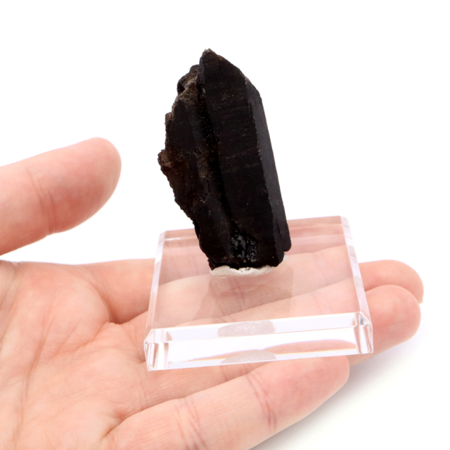 モリオン 黒水晶 原石 ポイント 山東省産 1点物 浄化 魔除け 天然石 パワーストーン