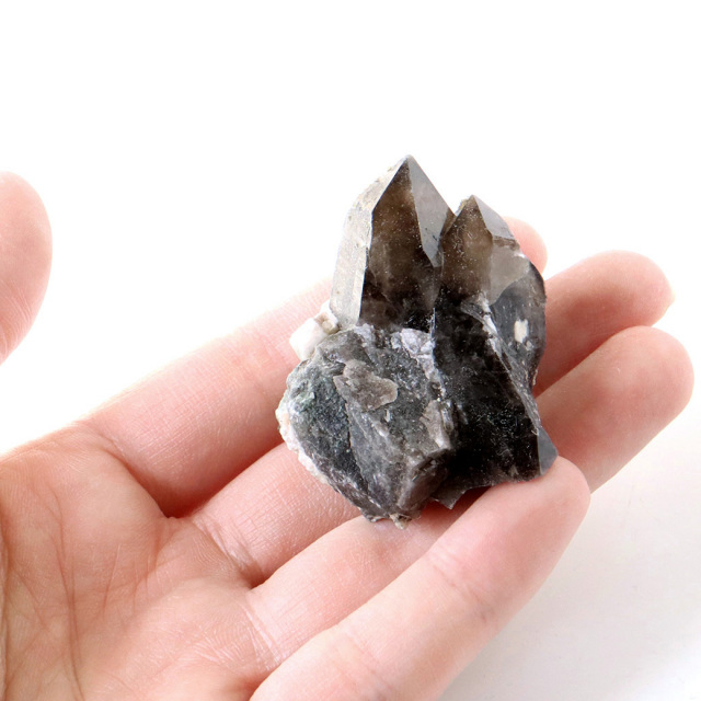 山東省産 モリオン 黒水晶 原石 浄化 魔除け 天然石 パワーストーン