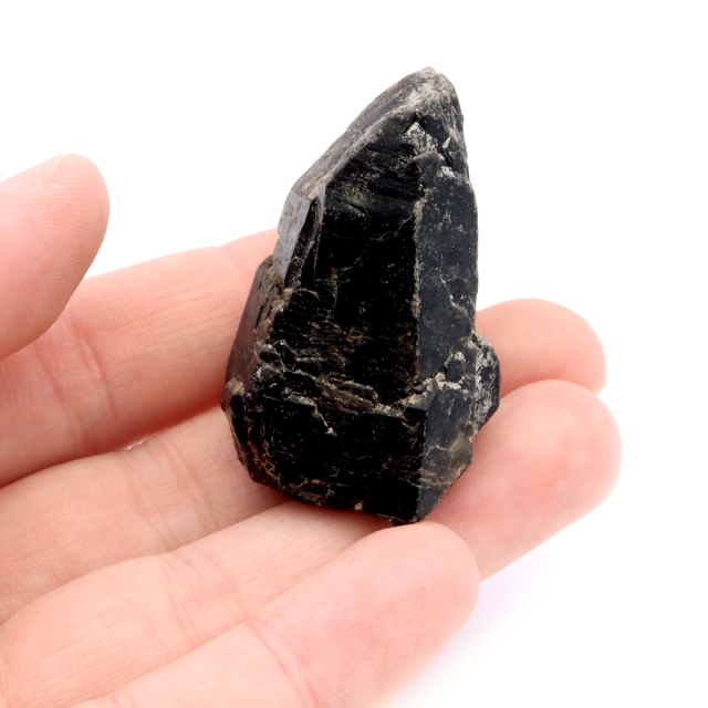 モリオン 黒水晶 原石 ポイント 山東省産 1点物 浄化 魔除け 天然石 パワーストーン