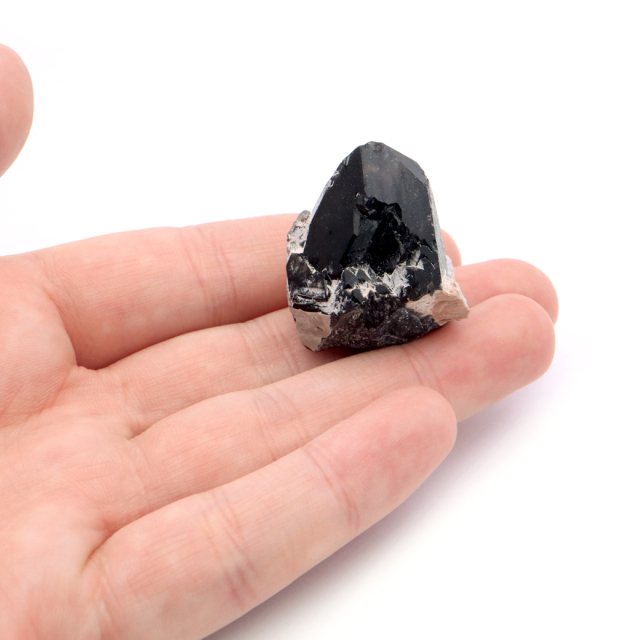 モリオン 黒水晶 原石 ポイント 山東省産 1点物 浄化 魔除け 天然石 パワーストーン
