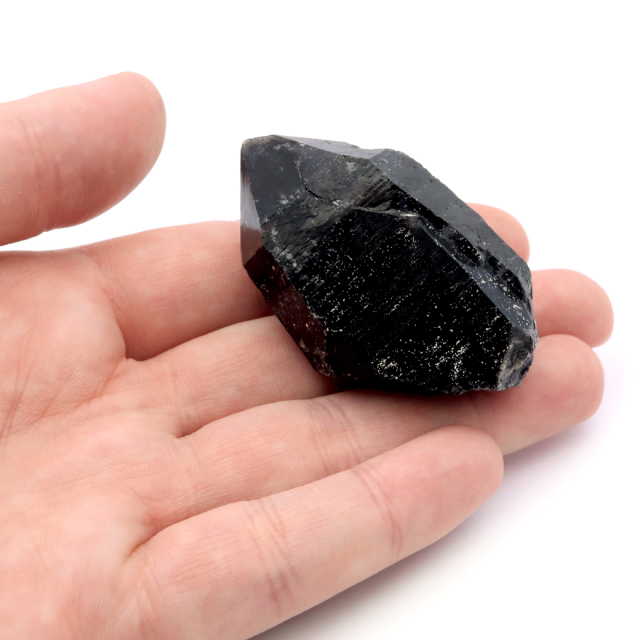 モリオン 黒水晶 原石 ポイント 山東省産 1点物 浄化 魔除け 天然石 パワーストーン