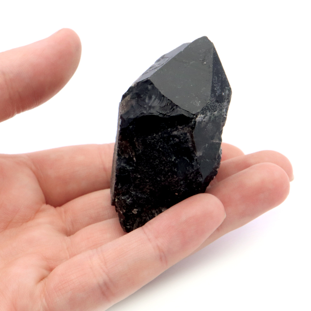 モリオン 黒水晶 原石 ポイント 山東省産 1点物 浄化 魔除け 天然石 パワーストーン