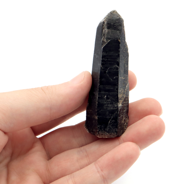 モリオン 黒水晶 原石 ポイント 山東省産 1点物 浄化 魔除け 天然石 パワーストーン