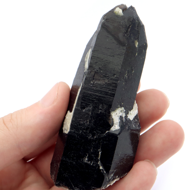 モリオン 黒水晶 原石 ポイント 山東省産 1点物 浄化 魔除け 天然石 パワーストーン
