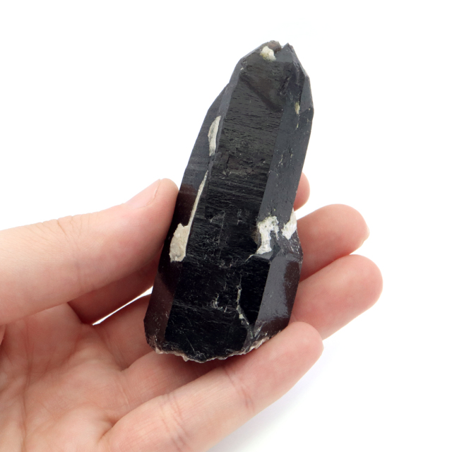 モリオン 黒水晶 原石 ポイント 山東省産 1点物 浄化 魔除け 天然石 パワーストーン