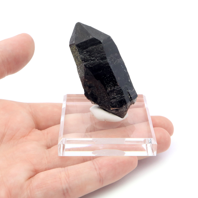 モリオン 黒水晶 原石 ポイント 山東省産 1点物 浄化 魔除け 天然石 パワーストーン