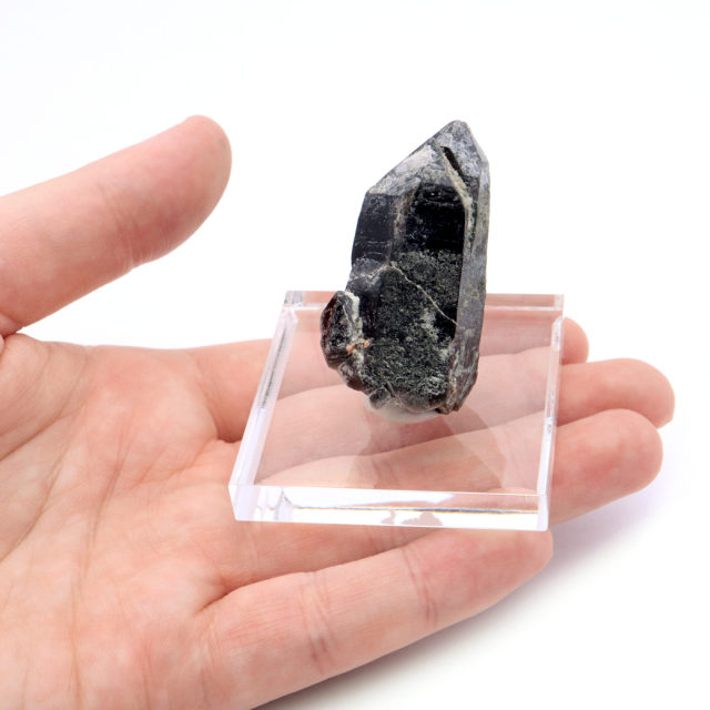 モリオン 黒水晶 原石 ポイント 山東省産 1点物 浄化 魔除け 天然石 パワーストーン