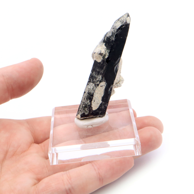 モリオン 黒水晶 原石 ポイント 山東省産 1点物 浄化 魔除け 天然石 パワーストーン
