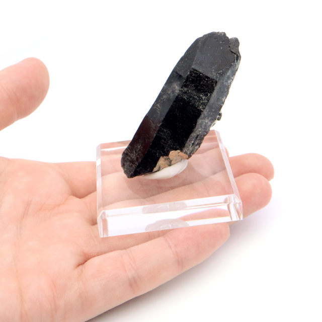 モリオン 黒水晶 原石 ポイント 山東省産 1点物 浄化 魔除け 天然石 パワーストーン