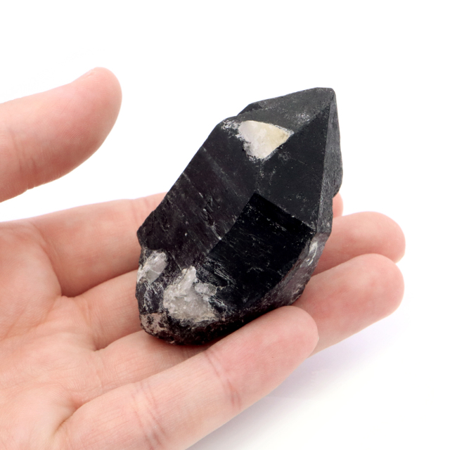 モリオン 黒水晶 原石 ポイント 山東省産 1点物 浄化 魔除け 天然石 パワーストーン
