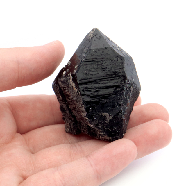 モリオン 黒水晶 原石 ポイント 山東省産 1点物 浄化 魔除け 天然石 パワーストーン